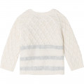 Maglione con bottoni in cotone e lana CARREMENT BEAU Per RAGAZZO
