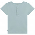 Camiseta bordada de algodón CARREMENT BEAU para NIÑO