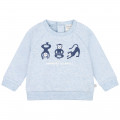 Printed fleece sweatshirt CARREMENT BEAU for BOY