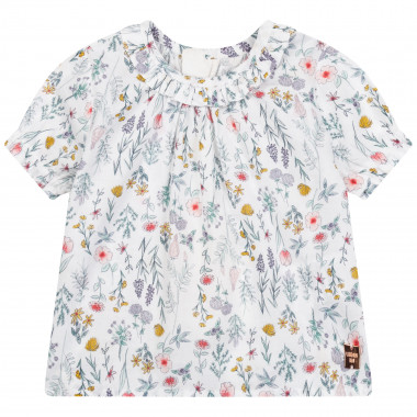 Katoenen blouse met print CARREMENT BEAU Für MÄDCHEN