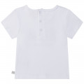 Cotton press-stud T-shirt CARREMENT BEAU for BOY