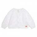 Downy knitted cardigan CARREMENT BEAU for GIRL