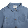 Jean shirt with press studs CARREMENT BEAU for BOY