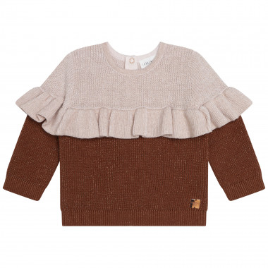 Cotton and wool knitted jumper  for 