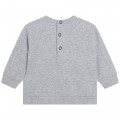 Fleece sweater met print CARREMENT BEAU Voor