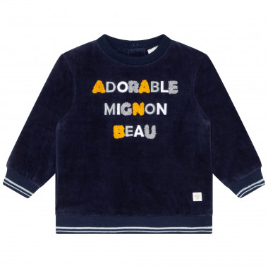 Bestickter Sweater aus Baumwolle CARREMENT BEAU Für JUNGE