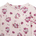 T-shirt in cotone a fiori CARREMENT BEAU Per BAMBINA