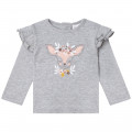 T-shirt maniche lunghe cotone CARREMENT BEAU Per BAMBINA