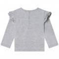 Long-sleeved cotton T-shirt CARREMENT BEAU for GIRL