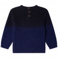 Cotton cable knit jumper CARREMENT BEAU for BOY
