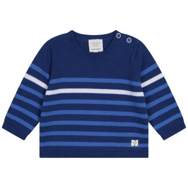 Striped knitted jumper CARREMENT BEAU for BOY