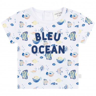 T-Shirt mit Fisch-Motiv CARREMENT BEAU Für JUNGE
