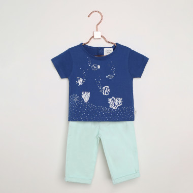 T-shirt with ocean print  for 