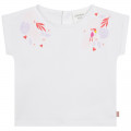 T-shirt con stampa alle spalle CARREMENT BEAU Per BAMBINA
