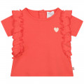 T-shirt with frills CARREMENT BEAU for GIRL