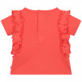 T-shirt with frills CARREMENT BEAU for GIRL