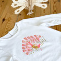 T-shirt with peacock print CARREMENT BEAU for GIRL