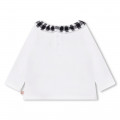T-shirt with novelty neckline CARREMENT BEAU for GIRL