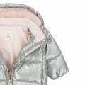 Hooded water-repellent puffer CARREMENT BEAU for GIRL