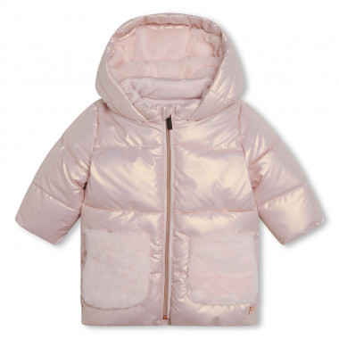 Lined water-repellent puffer CARREMENT BEAU for GIRL