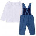 Dungaree and T-shirt set CARREMENT BEAU for GIRL