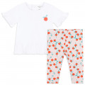 Cotton T-shirt and legging set CARREMENT BEAU for GIRL