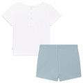 Cotton shorts and T-shirt set CARREMENT BEAU for BOY