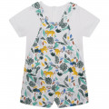 T-shirt and cotton overalls CARREMENT BEAU for BOY