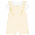 Cotton T-shirt and dungarees CARREMENT BEAU for GIRL