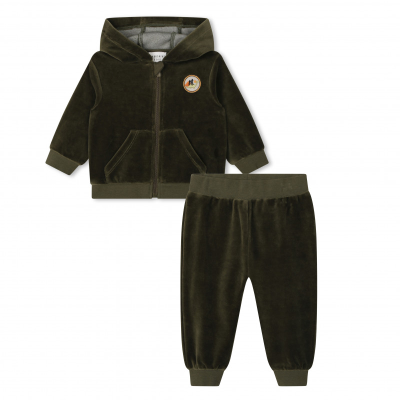 Baby velvet tracksuit discount