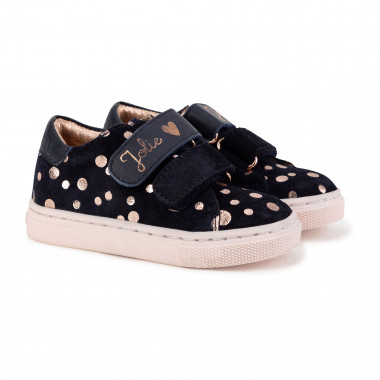 Hook-and-loop leather trainers CARREMENT BEAU for GIRL