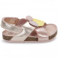 Sandales en cuir CARREMENT BEAU pour FILLE
