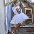 Vestido de tul con plumetis CARREMENT BEAU para NIÑA