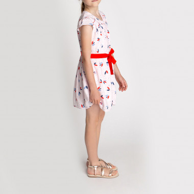Buttoned floral dress CARREMENT BEAU for GIRL