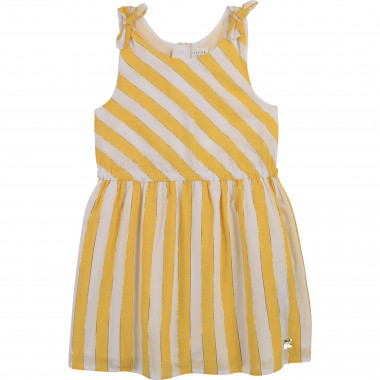 Dress with knotted straps CARREMENT BEAU for GIRL