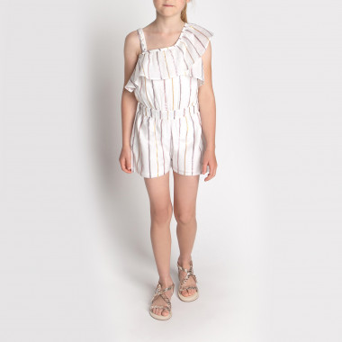 Combishort asymétrique rayée CARREMENT BEAU pour FILLE