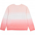 Organic fleece sweatshirt CARREMENT BEAU for GIRL