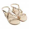 Braided sandals with buckle CARREMENT BEAU for GIRL