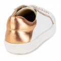 Baskets en cuir à lacets CARREMENT BEAU pour FILLE