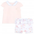 Shorts and T-shirt set CARREMENT BEAU for GIRL