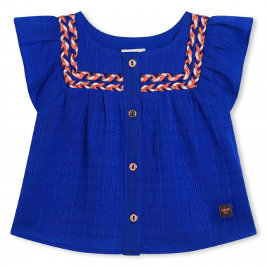 Cotton gauze blouse CARREMENT BEAU for GIRL