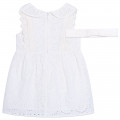 Cotton dress and headband CARREMENT BEAU for GIRL