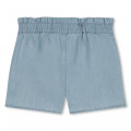 Light cotton denim shorts CARREMENT BEAU for GIRL