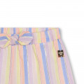 Cotton percale shorts CARREMENT BEAU for GIRL