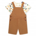 Cotton T-shirt and dungarees CARREMENT BEAU for BOY