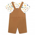 Cotton T-shirt and dungarees CARREMENT BEAU for BOY