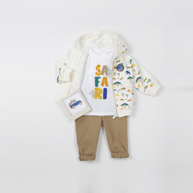 Cotton twill trousers CARREMENT BEAU for BOY
