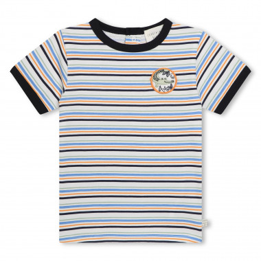 Camiseta de algodón y rayas CARREMENT BEAU para NIÑO