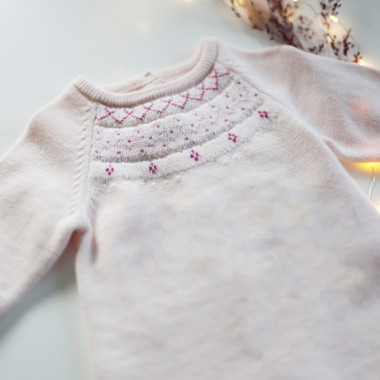 Knitted playsuit CARREMENT BEAU for GIRL