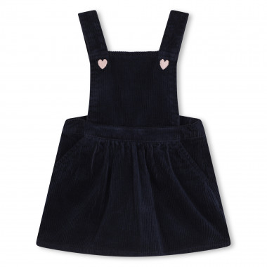 Velvet pinafore dress CARREMENT BEAU for GIRL